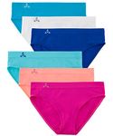 Balanced Tech Women's Seamless Bikini Panties 6-Pack - Tropical Bliss - Small