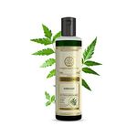 Khadi Natural Neem Sat Hair Shampoo for Thick & Strong Hair | Natural Hair Cleanser for Healthy Hair |Paraben & Sulphate-Free |Suitable for All Hair Types, 210ml