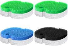 Pawfly 16 Pcs Replacement Canister Filter Pads for SUNSUN HW-302/505A Polar Aurora 265 GPH Canister Filters, Aquarium Filter Media Sponge Foam Floss for Fish Tank Water Filtration