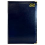 G4GADGET 2025 A5 Week To View Blue Diary Week On Two Pages Weekly Diary For Home and Office Use Desk Diary