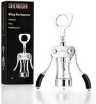 shengshi Wine Opener Zinc Alloy Premium Wing Corkscrew Wine Bottle Opener With Multifunctional Bottles Opener