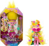 Mattel DreamWorks Trolls Band Together Fashion Doll & 10+ Accessories, Hairsational Reveals Viva with Transforming Hair Piece