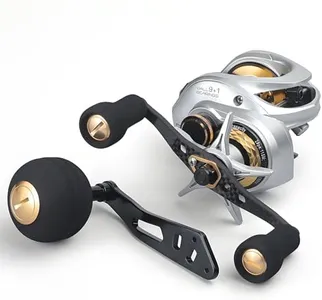 MAIPSIG Baitcasting Fishing Reel for Trout Fishing,Carbon Fiber Baitcasting Reel, 33lbs Max Drag, 6.3:1 Gear Ratio, Double Row Magnetic Brake (Silver, Right Hand)