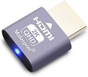 HDMI Dummy Plug fit-Headless Display Emulator DDC EDID Headless Ghos with Windows Mac OSX Linux Great for Graphics Acceleration Support 1920x1080@60Hz 1P