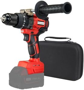 Cordless Impact Drill for Milwaukee M18 Batteries, 1/2” Self Lock Chuck, Brushless 150NM, 2 Variable Speed with Storage Bag (NO BATTERY)