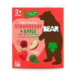 BEAR Strawberry & Apple Paws - Delicious Real Fruit - Suitable for 2+ years - Healthy - 20g (5 pack)