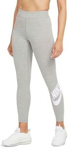 Nike Women's Leggings, Dark Grey Heather/White, Large-X-Large US