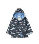 Hatley Little Boys' Printed Raincoats, Shark Frenzy, 2