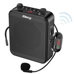 Giecy Portable Voice Amplifier with UHF Wrieless Microphone Headset, 30W Bluetooth Rechargeable Personal Voice Amplifier, PA System Speaker for Multiple Locations Classroom, Meetings and Outdoors