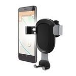 Hama Gravity Universal Car Mount for Smartphones with a Width of 5.5 cm to 8.5 cm and Air Vent Slot Weight 58 g Black/Grey