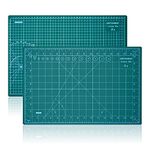 ASTONBAY A3 Green Cutting Mat, 18"x12" Self Healing Pad for Sewing Table, Double-Sided PVC Desk Ruler Board for Rotary Cutting, Sewing Fabric, Quilting, Crafting, Painting, Metric and Imperial