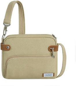 Travelon Anti-Theft Heritage Crossbody Bag, Natural