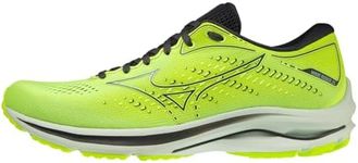 Mizuno Men's Wave Rider 25 Running Shoe, Neo Lime, 11.5