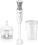 Bosch ErgoMixx MSM66020GB Hand Blender with mini chopper and beaker 600W - White