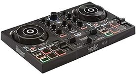 Hercules DJControl Inpulse 200 – DJ controller with USB, ideal for beginners learning to mix - 2 tracks with 8 pads and sound card - Software and tutorials included