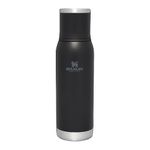 Stanley Adventure To-Go Thermos Flask 1.0L - 25 Hours Hot - 27 Hours Cold - Leakproof Flask for Hot Drink - Insulated Lid - BPA-Free Coffee Flask - Dishwasher Safe - Black