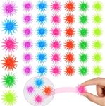 36 Pcs Stretchy Window Crawler Balls Rolling Wall Ball Climbers, Multicolored Wall Crawler Sticky Toy Small Sticky Balls Mini Fidget Crawler Squishy Wall Stress Ball for Anxiety Relief Hand Exercise