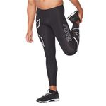 2XU Men's Core Compression Tights Black/Silver