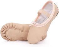 Kefiyis Ballet Shoes for Girls Leat