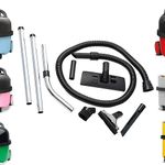 First4spares Extra Long 3 Metre Hose, Chrome Extension Rods and Floor Tool Kit for Numatic Henry Hetty etc Vacuum Cleaners (9 Piece Kit)