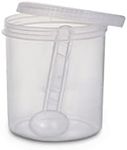 3 x 500ml Plastic Storage Jar With 