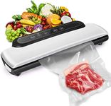 SGMSC Vacuum Sealer Machine, Automatic Fresh Food-Sealer, Food-saver, Vacuum Packing Machine For Fruits, Meat and Wine Preservation with | Dry & Moist Sealing Modes | LED Indicator Lights