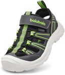 Balabala Boys Sport Sandal Kids Water Sandals Non-slip Lightweight Outdoor Hiking Closed-Toe Summer Shoes (Toddler/Little Kid/Big Kid)