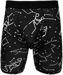 Evankin Valentines Underwear for Men, Funny Novelty Boxer Briefs, Comfort Breathable Soft Underpants Shorts, Funny Star, Large