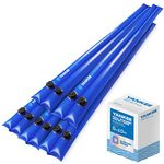 10’ Dual Chamber Pool Water Bags (5 Pack), Extra Durable 0.4 mm PVC (27 Gauge) Water Tubes | Pool Cover Weights for Inground Pool Cover | Pool Winterizing Kit Sapphire Series by Yankee Pool Pillow