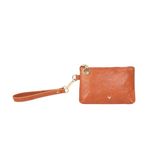 Hidesign Merry-Burnt Goat-Tangerine-S Women - Wrist Pouch - Tan