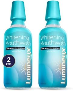 Lumineux Teeth Whitening Mouthwash, 16 Oz. 2 Pack - Peroxide Free - Enamel Safe - Whitening Without The Sensitivity - NO Alcohol, Fluoride & SLS Free