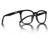EFERMONE® Reading Glasses for Men and Women with Accurate Power CR39 Lens | TR90 Frame | Scratch Resistant Lens | Spring Hinge Temples | Round Design (Medium) (BLACK, 2.0)