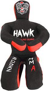 Hawk Sports Clown Grappling Dummy for Combat Sports Mastery, Moveable and Strikeable Punching Dummy for Adults, 5 ft. Boxing Dummy for MMA Jiu-Jitsu, Judo, Karate, and Wrestling Training and Sparring