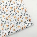 TAOSON Orange Loquat Printed 100% Cotton 300 Thread Count Full Length Body Pillow Cover Pillowcase Pillow Protector Cushion Cover with Zipper Only Cover No Insert for Your 20x54 or 21x54 Body