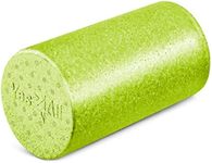 Yes4All High Density Foam Roller for Back, Variety of Sizes & Colors for Yoga, Pilates - Lime - 12 Inches