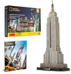 CubicFun National Geographic 3D Puzzles New York Mansion Model Kits Toys for Adults and Children, Building Puzzle gifts for kids, with a Booklet