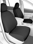 CalTrend Car Seat Cover for 2011 to 2020 Toyota Sienna - Charcoal, NeoSupreme - Front Seat Covers, Custom & Easy to Install - Bucket Seat Covers with Charcoal Insert & Trim (1 Set)