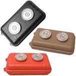 Olutacot 3 Pcs Magnetic Key Holder Under Car Waterproof Magnetic Key Hider Outdoor Key Hider Magnetic Key Box Hidden Key Holder for Storage Key Indoors Outdoors