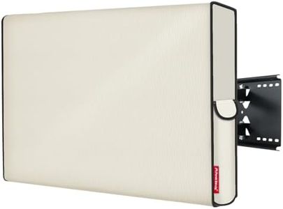 Porch Shield 40-43 inches Outdoor TV Cover Universal Weatherproof Protector for LCD LED Plasma Flat TV Screen Compatible with Wall Mounts and Stands Beige