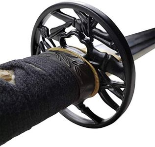 Musashi Silver Collection Shirakawa Series - Hand Forged Katana. Bamboo 竹 Design 1060 Carbon Steel Blade Samurai Sword