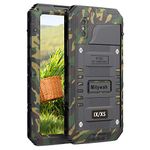 Mitywah Shockproof Case for iPhone X/XS Waterproof Full Body Protective Cover Built-in Screen Protection, Heavy Duty Armor Military Grade Rugged Hard Aluminum Metal Case Tough for X/XS,Camouflage