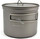 TOAKS Titanium 900ml Pot with 115mm Diameter