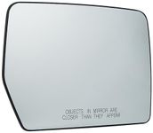 Fit System 80194 Passenger Side Non-Heated Replacement Mirror Glass with Backing Plate