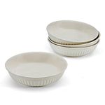 Mikasa Italian Countryside Set of 4 Pasta Bowls, 9.25 Inch, Cream