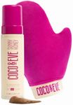 Coco & Eve Self Tanner Mousse Kit - Bronzing Foam, Tanning Mitt - Medium