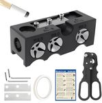 Guokoo 11-in-1 Pool Cue Tips Replacement Kit, Billiards Pool Cue Tip Shaper, Portable Pool Table Accessories for Pool Cue Tip Replacement and Shaping, Pool Cue Tip Repair Kit for Billiard Enthusiasts