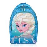 Kuber Industries Disney Elsa Backpack | School Backpack for Kids | College Backpack | School Bag for Boys & Girls | 3 Compartments School Backpack | Spacious & Multiple Pockets | Green