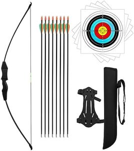 DOSTYLE Bow and Arrow Set for Children Outdoor Youth Recurve Junior Archery Training for Kid Teams Game Gift