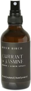 River Birch Currant + Jasmine Scented Linen and Room Spray | Home Fragrance | 4 oz Glass Amber Bottle | Luxury Signature Scent | Handmade in Texas