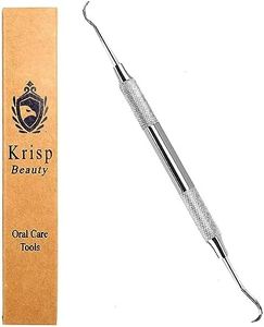 Dental Tools Set - Stainless Steel Krisp Beauty 1 Pc Dental Tooth Pick Tartar Remover Plaque Scraper Probe Scaler Mouth Oral Hygiene Care Dentist Teeth Cleaning Kit for Adults, Kids, Pet